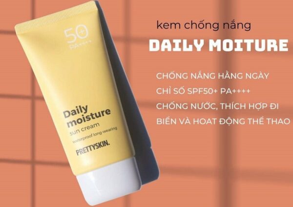 Kem chong nang Pretty Skin Daily Moisture Sun Cream 1