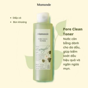 Nuoc hoa hong Mamonde Pore Clean