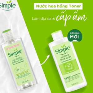 Nuoc hoa hong Simple Soothing Fa