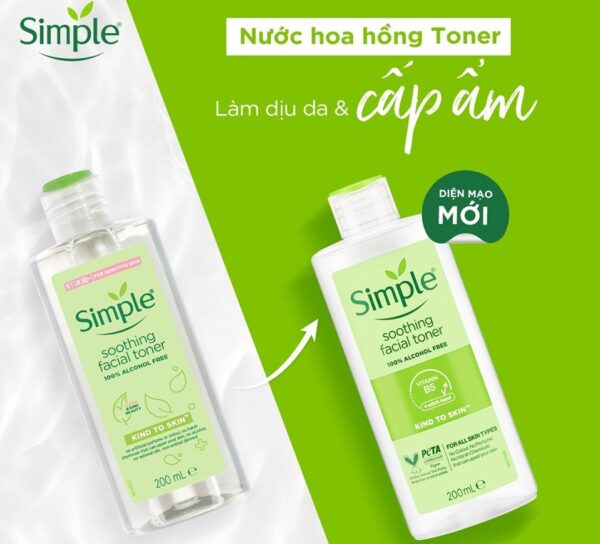 Nuoc hoa hong Simple Soothing Fa