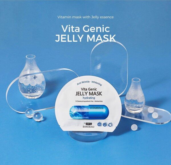 mat na banobagi vita genic jelly mask 30ml hydrating vitamin e xanh duong