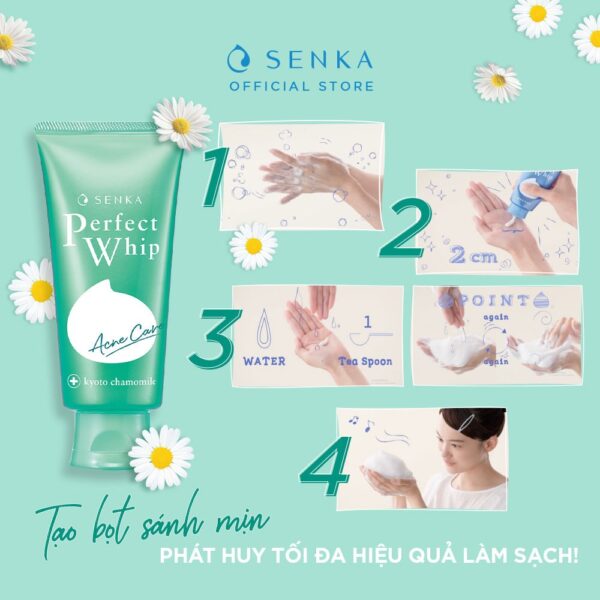 srm senka perfect whip acne care