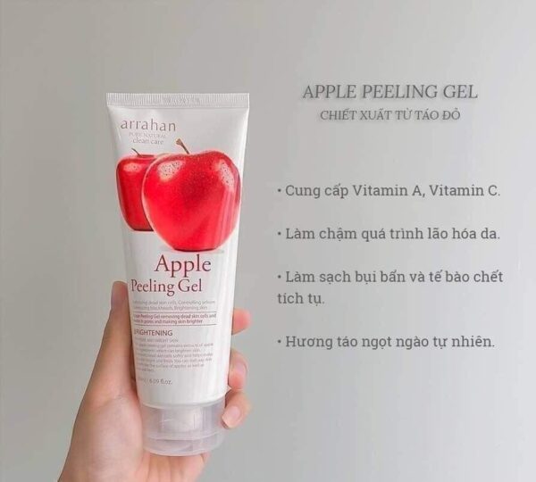 Gel Tẩy Tế Bào Chết Arrahan Hương Táo 180ml Apple Peeling Gel - Hình ảnh 2