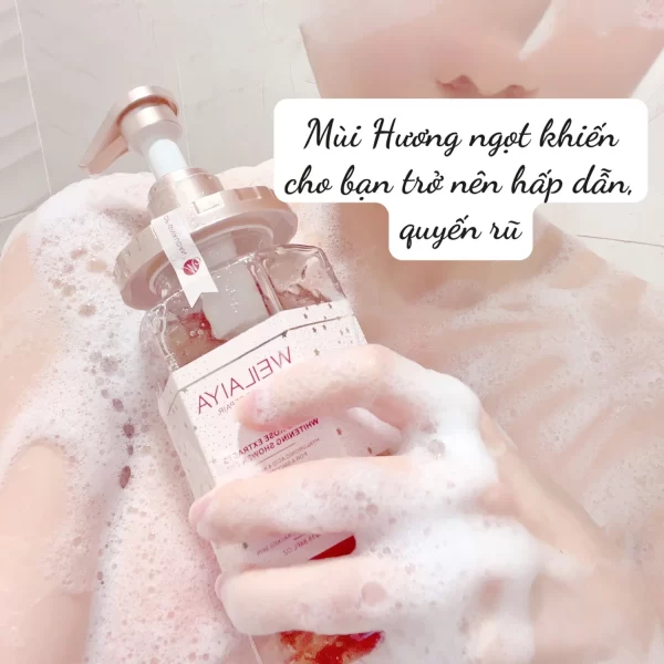 eauty clinic sua tam weilaiya trang da canh hoa hong damask 450ml 02 fcbb0ba564014e2197710414225a1567