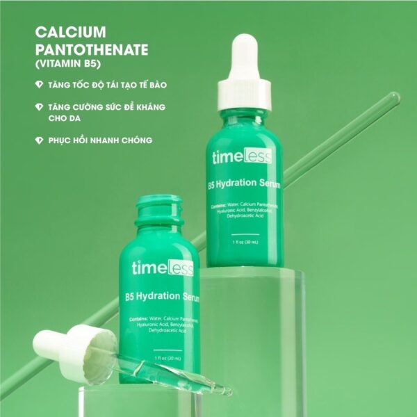 Serum Timeless Vitamin B5 Làm Dịu & Phục Hồi Da 30ml Vitamin B5 Serum - Hình ảnh 2