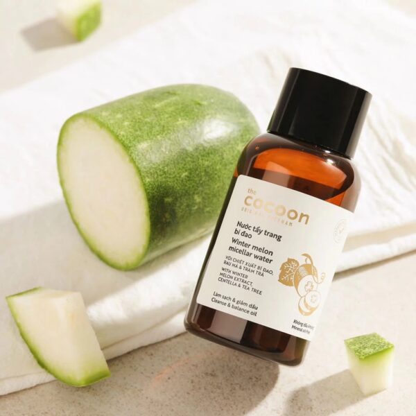 Nước tẩy trang bí đao Cocoon Winter melon micellar water làm sạch da và loại bỏ lớp trang điểm (140ml) - Hình ảnh 4