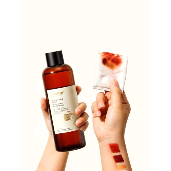Nước tẩy trang bí đao Cocoon Winter melon micellar water làm sạch da và loại bỏ lớp trang điểm (140ml) - Hình ảnh 3