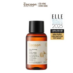 Nước tẩy trang bí đao Cocoon Winter melon micellar water làm sạch da và loại bỏ lớp trang điểm (140ml)